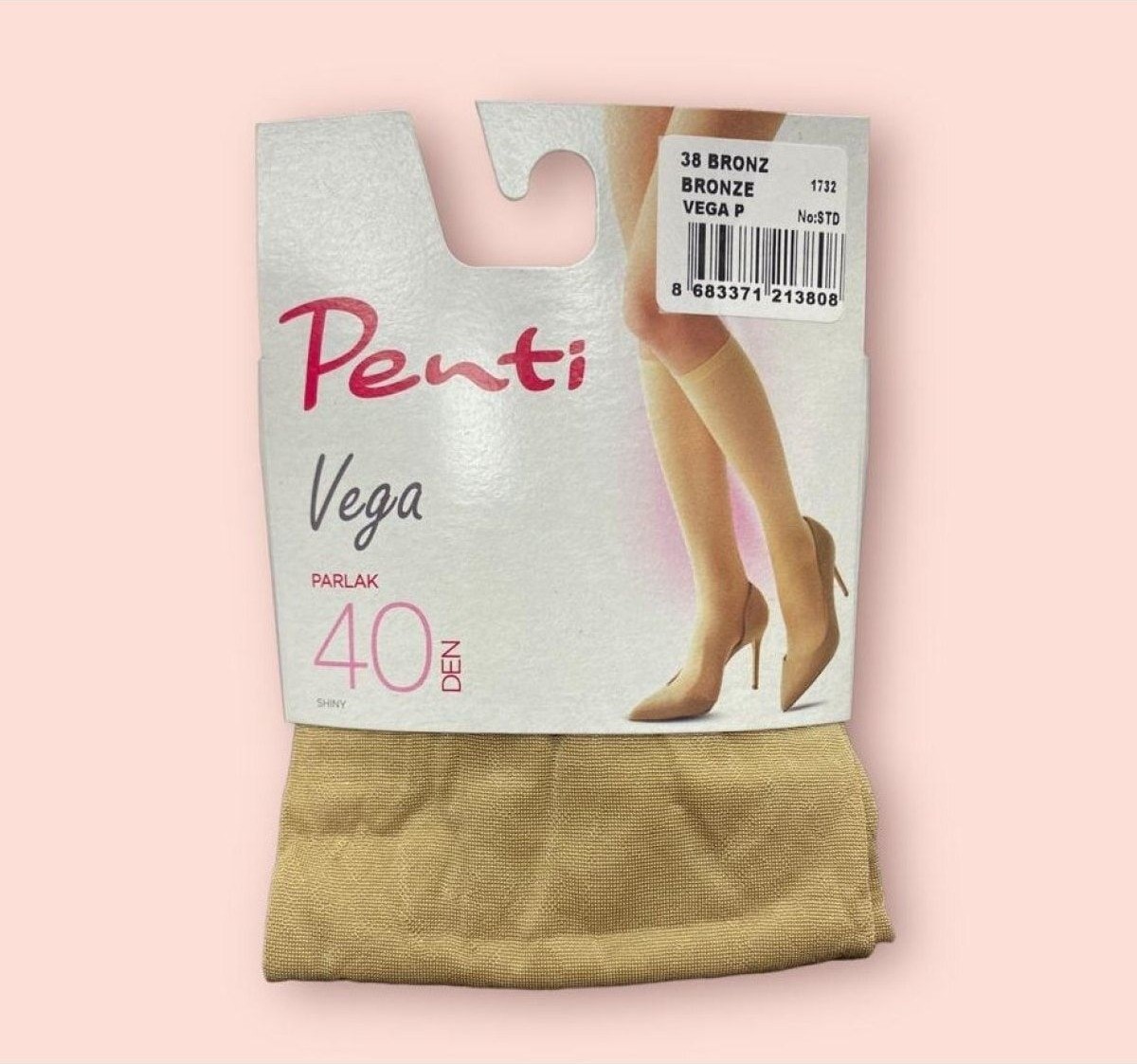 Penti Kadın Siyah Vegacorap 40 Den Orta Kalın Parlak Dizaltı Pantolon Çorabı 12'li görsel 3