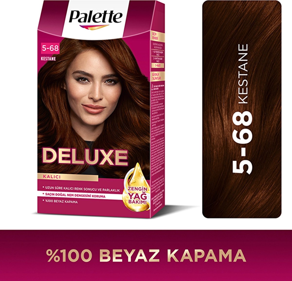 3Ecoswear Palette Deluxe Saç Boyası 5-68 Kestane
