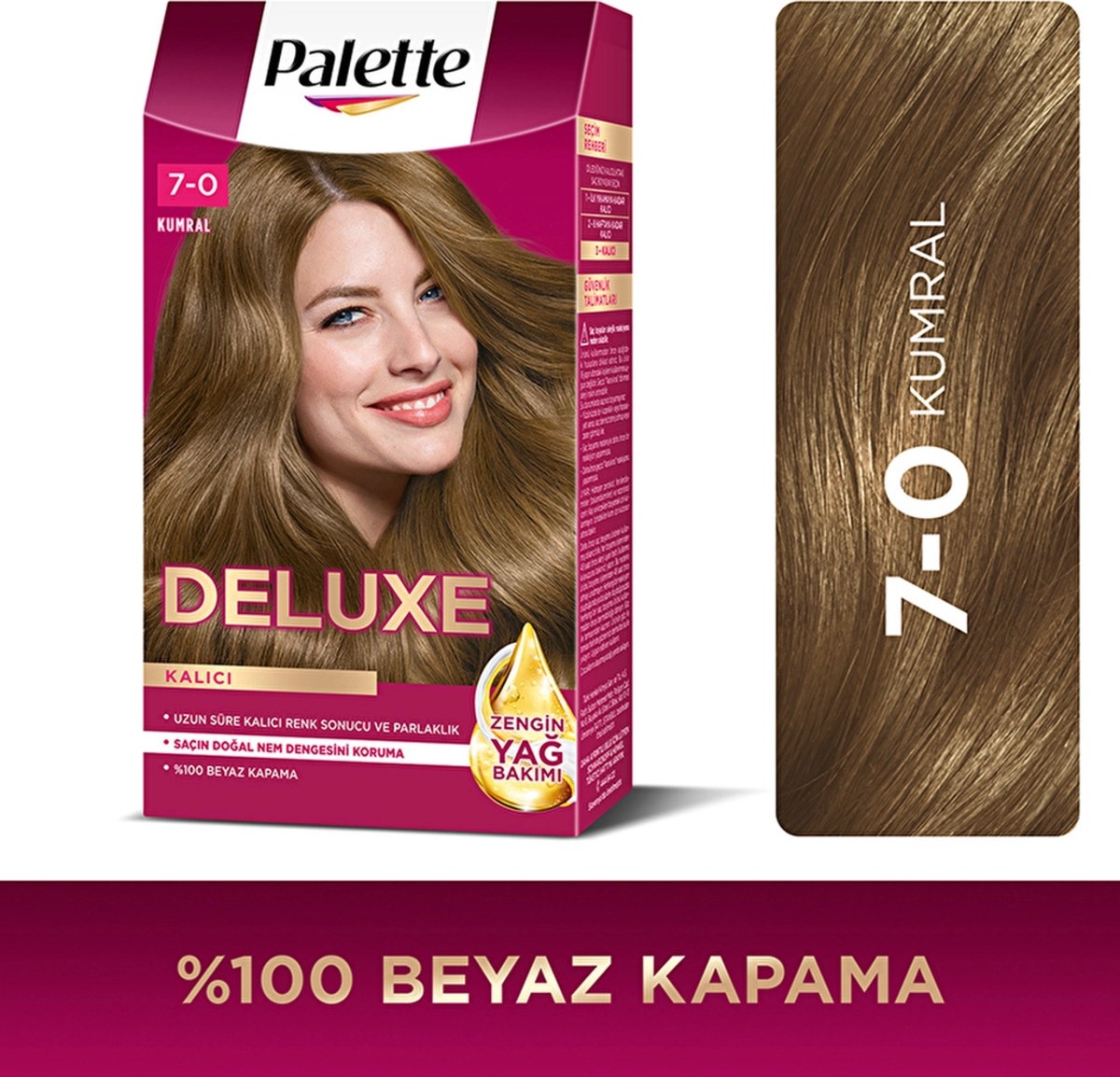 3Ecoswear Palette Deluxe Saç Boyası 7-0 Kumral