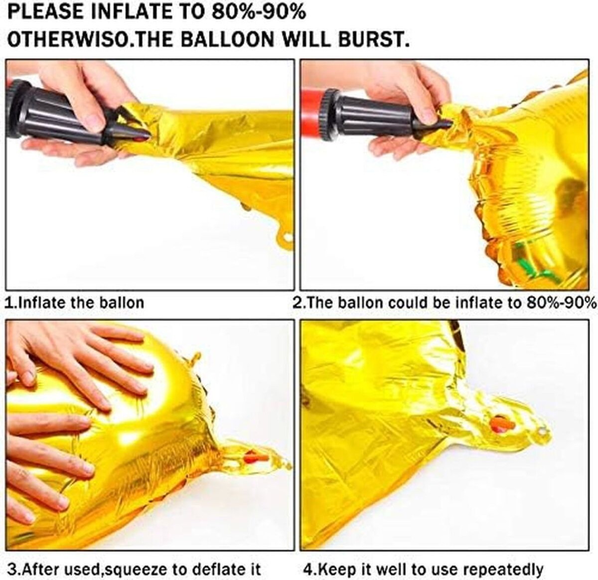 Feyza Design 3 Yaş Papatyalı Rakam Kalp Folyo Balon Doğum Günü Seti görsel 2