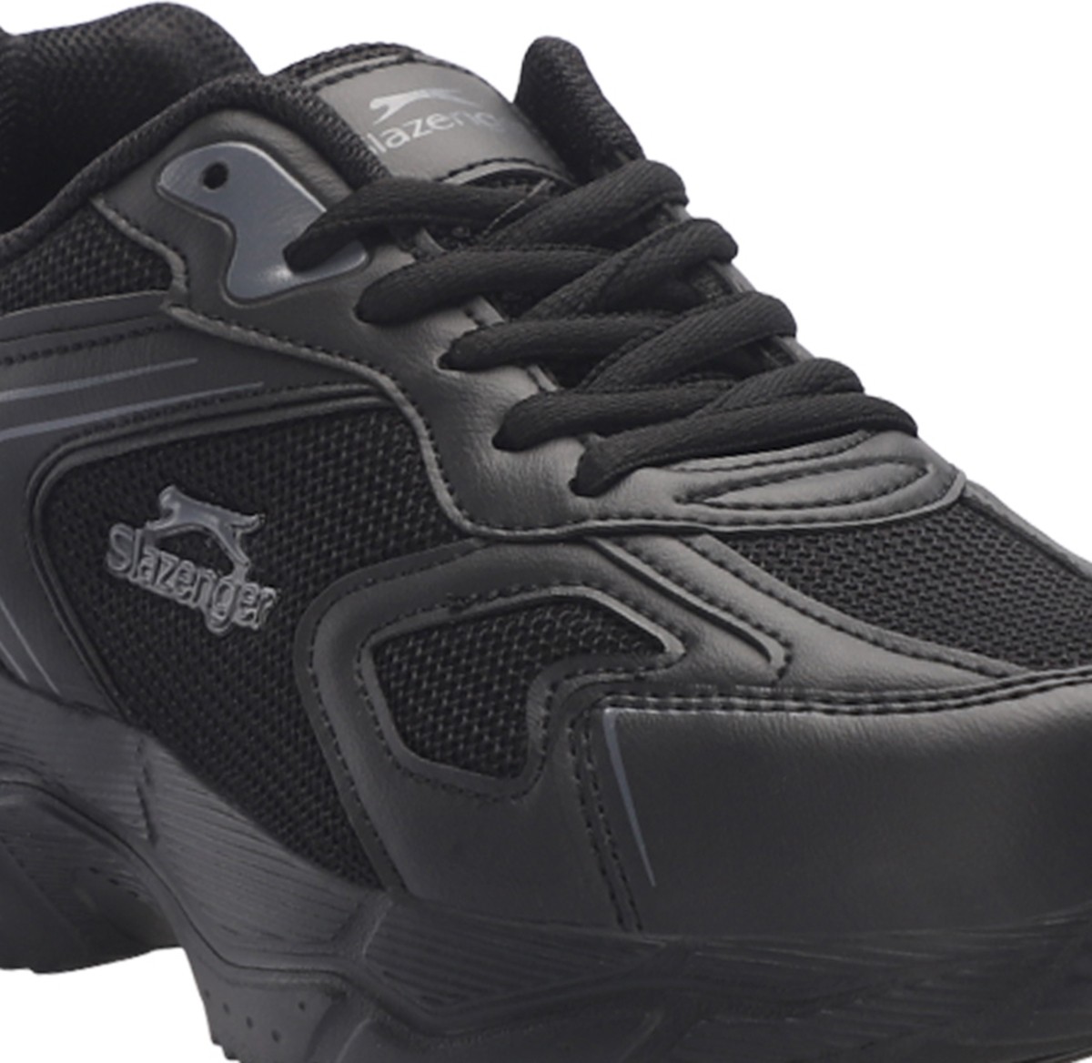Slazenger ORNELLA Erkek Siyah / Koyu Gri Koşu & Yürüyüş Spor Ayakkabısı görsel 4