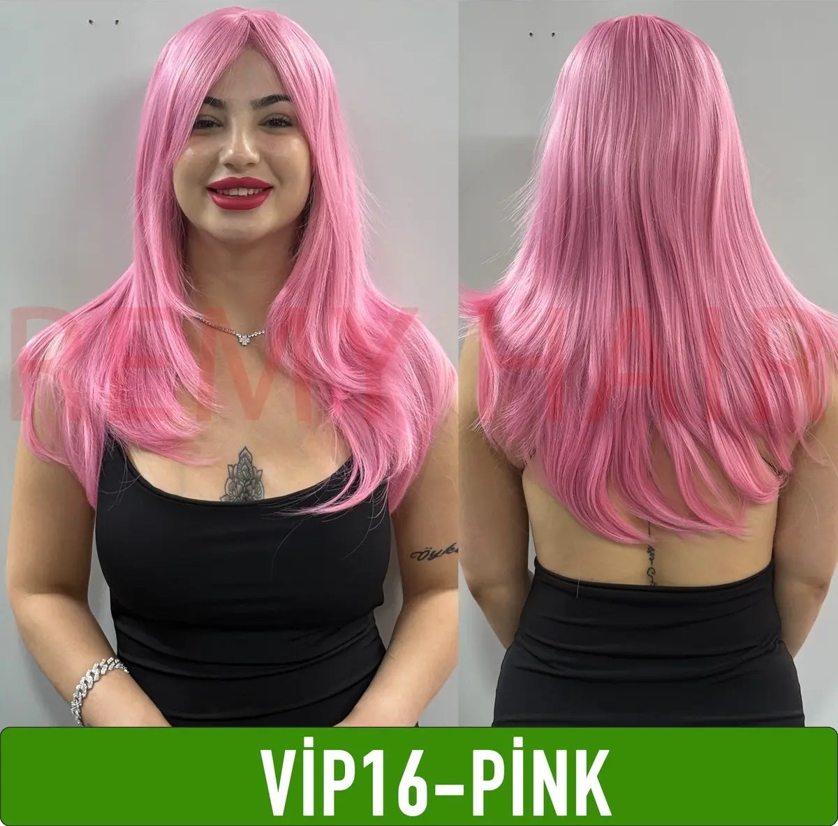 Marsilyan Tr'de Tek VİP16 Serisi Ombreli Kat Kesimli Peruk görsel 2