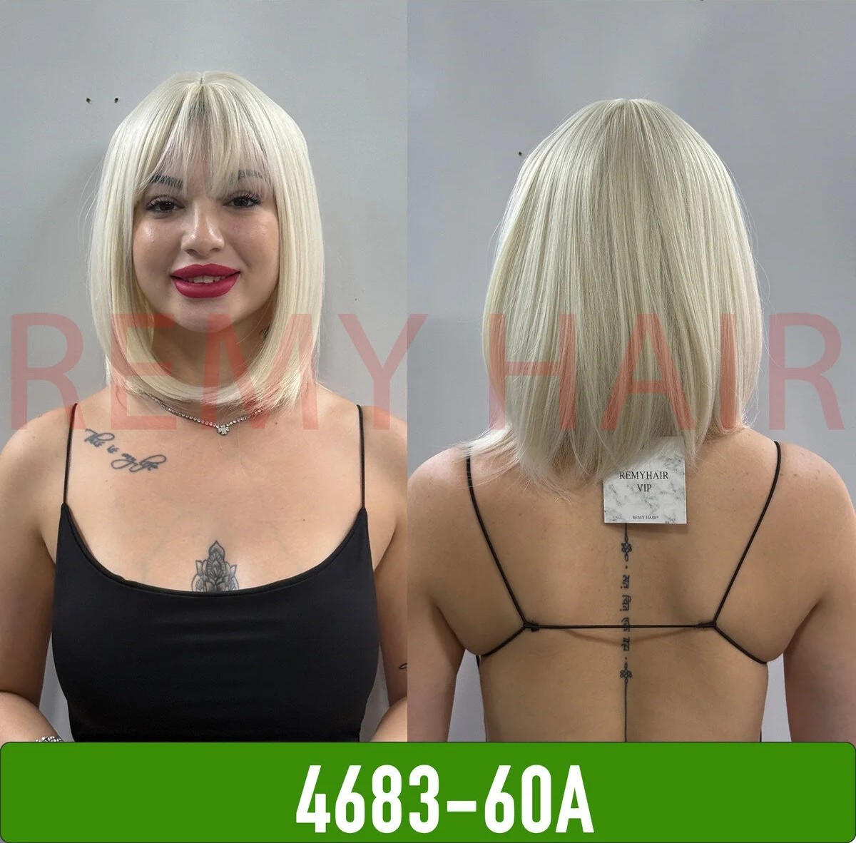 Marsilyan Kısa Bob Kesim Vip Peruk görsel 2