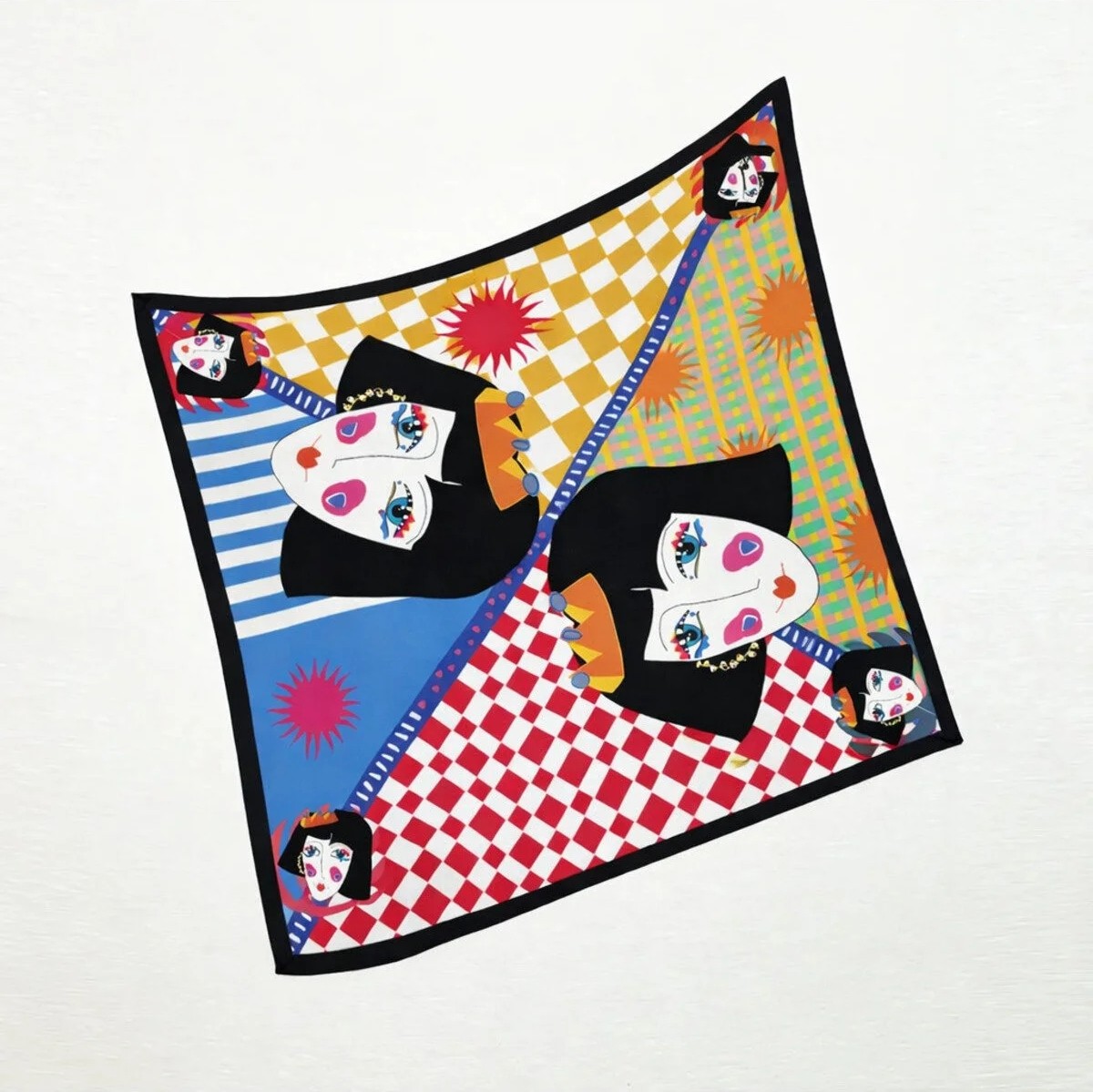 Tarzını Seç Lacivert Queen Fular / Bandana / Aksesuar / Eşarp 90X90 cm