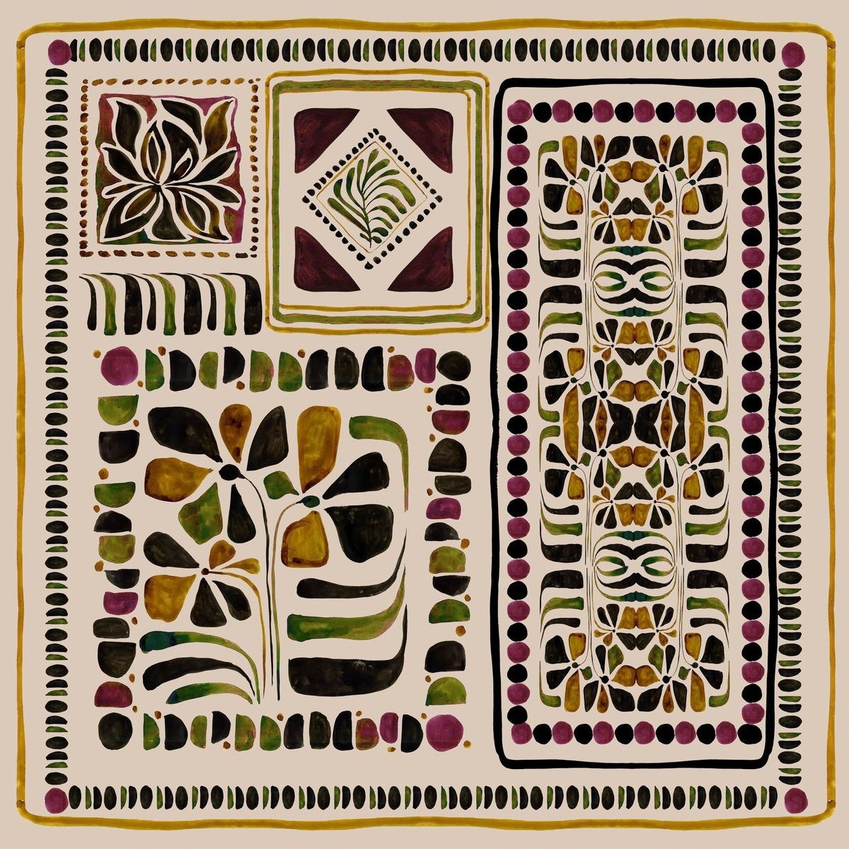 Dscarf Pamuk Bandana Çiçek Desenli Dokuma Kumaş Kadınlar İçin Şık ve Dayanıklı Aksesuar görsel 2
