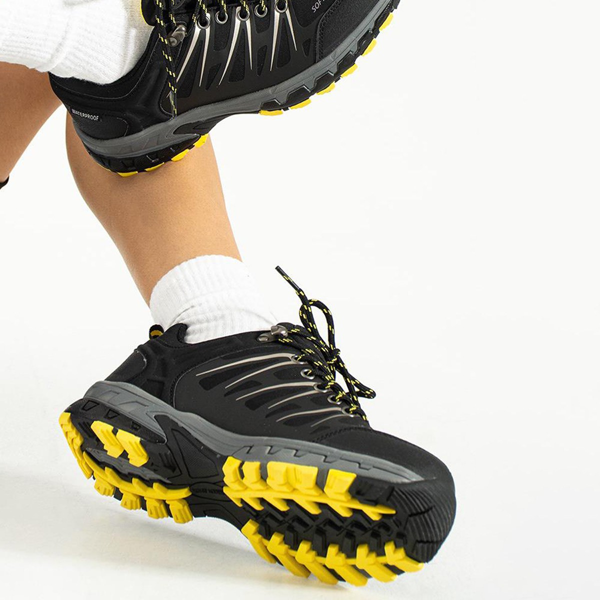 Hammer Jack GARSON Unisex Bot Siyah Deri Outdoor 36 Normal Kalıp Su Geçirmez Özellik görsel 2