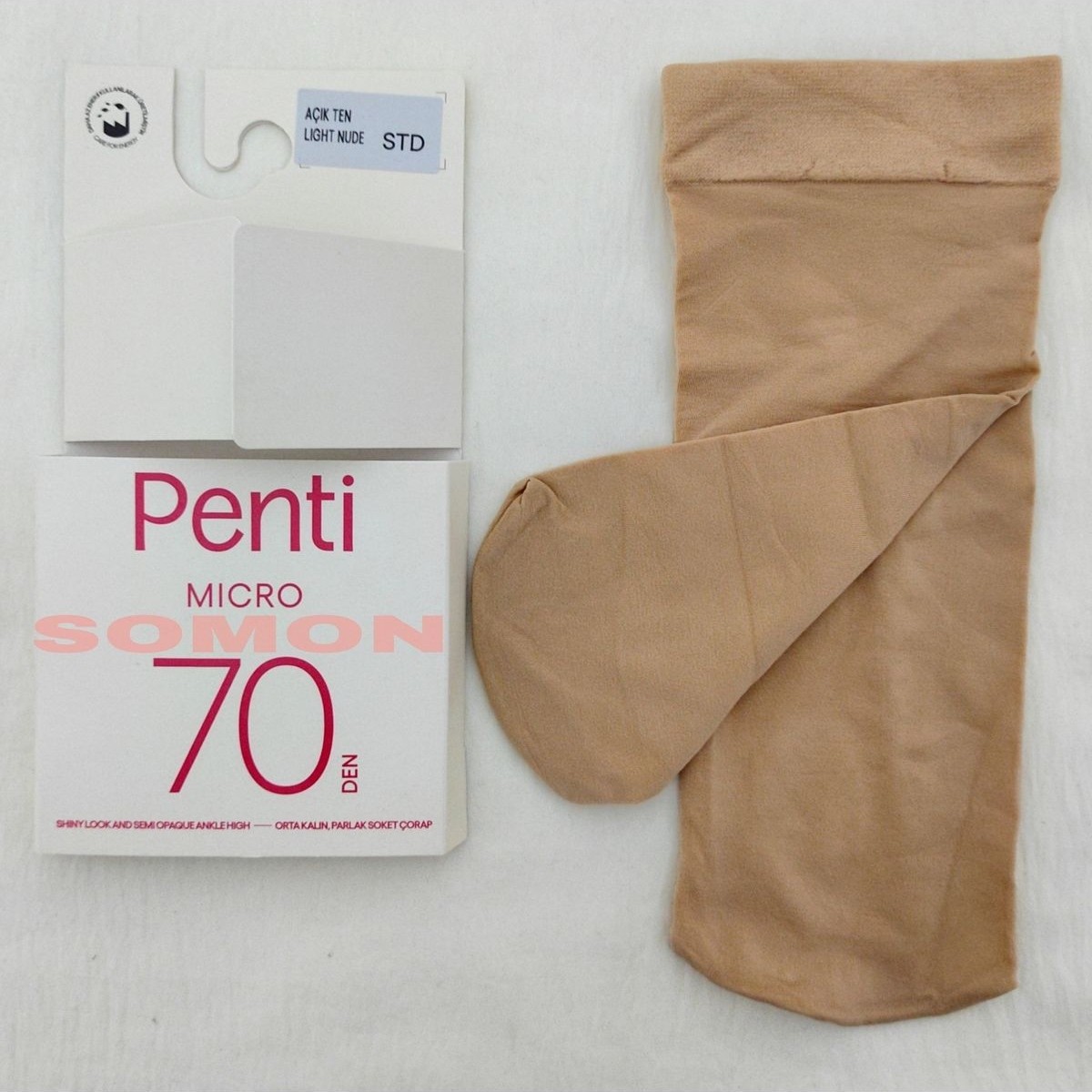 Penti Açık Ten Mikro 70 Soket Çorabı 3'lü görsel 2