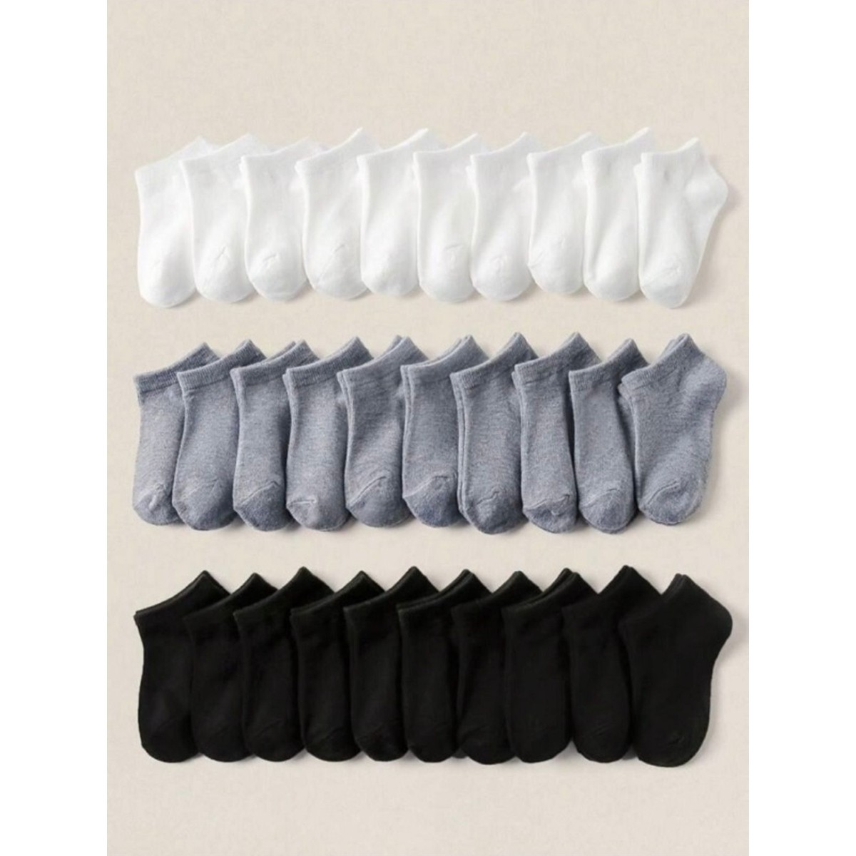 Black Arden Socks Unisex Çocuk Çorap Seti 5'li Mevsimlik Gri Pamuk Elastan Rahat Kullanım İçin Tasarlandı görsel 7