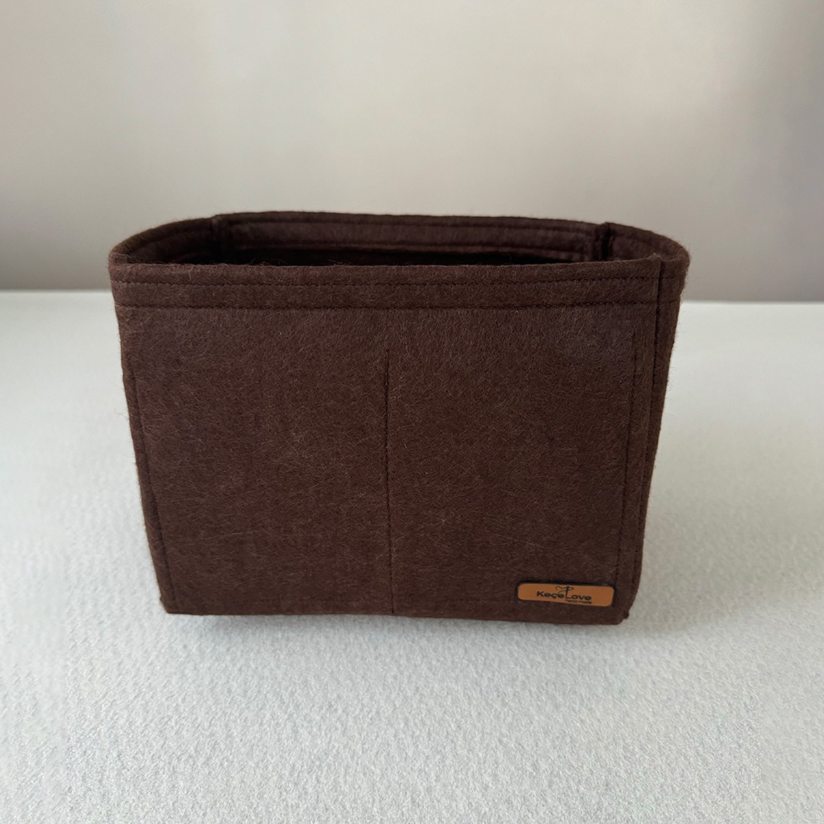 Keçe Love Bonheur Orta Boy (M) Tote Bag Suluklu Çanta Içi Düzenleyici, Çanta Içi Organizer görsel 5