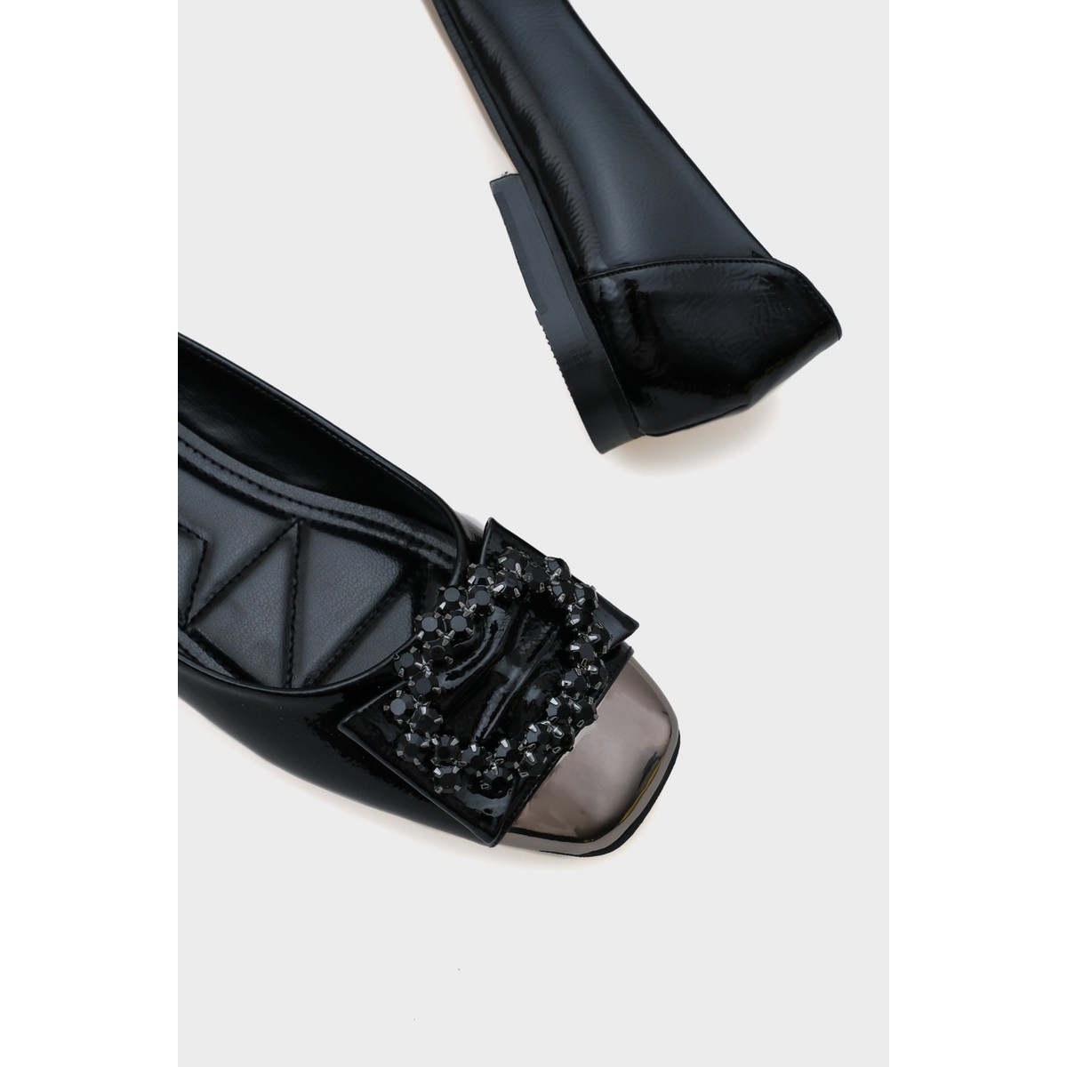 Capone Outfitters Adriana 058 Kadın Taşlı Babet görsel 6