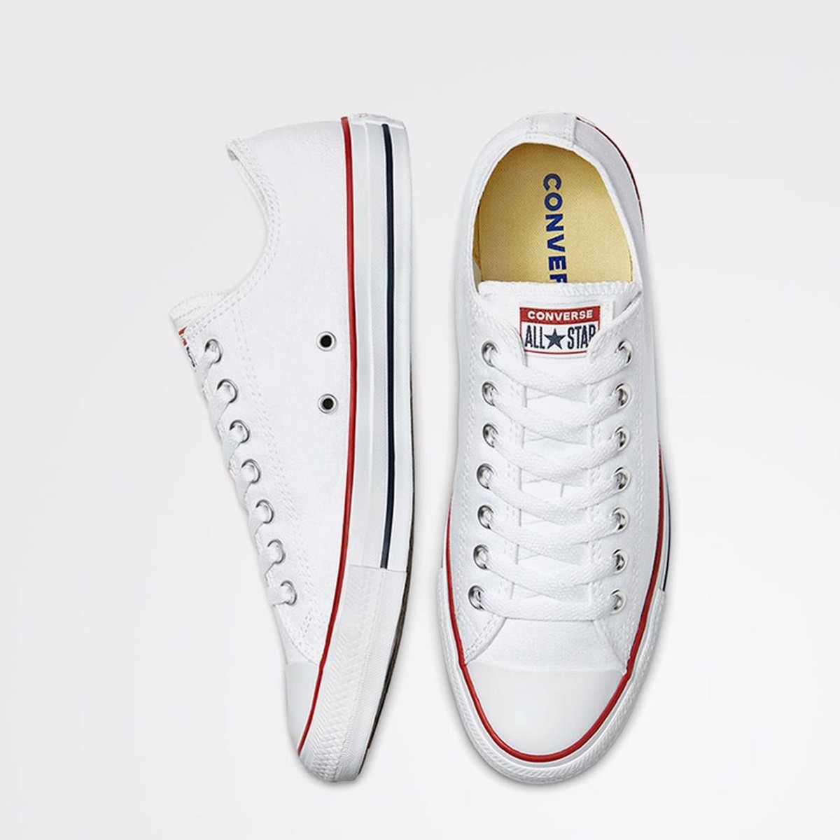 Converse Chuck Taylor All Star Classıc M7652C Unisex OPTİK BEYAZ Günlük Sneaker Ayakkabı görsel 8