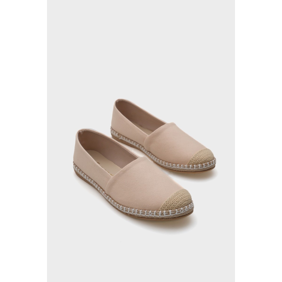Capone Outfitters Pasarella Keten Kadın Espadril görsel 7