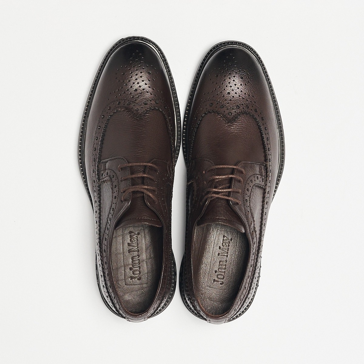 John May Erkek Oxford ( Klasik) OG-344 John May Kahve Deri görsel 7