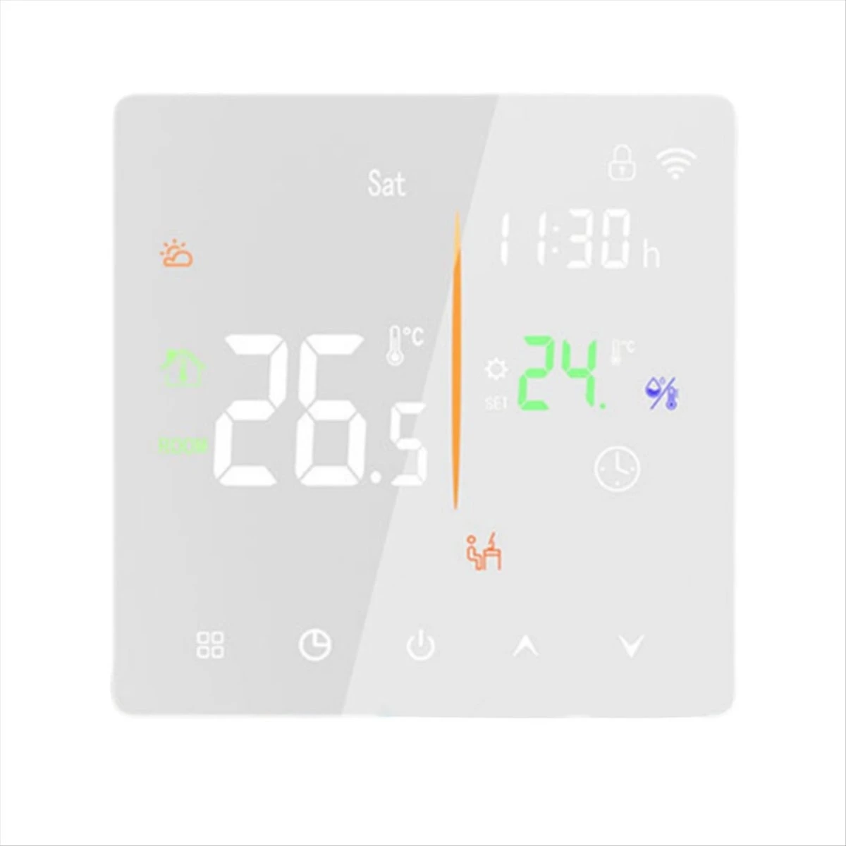 Resim Empoorlium Tuya Wifi Akıllı Termostat Ev Için Programlanabilir Termostat 16A Elektrikli Isıtma Google Home ve Alexa Üzerinden Ses Kontrolü (Yurt Dışından) 