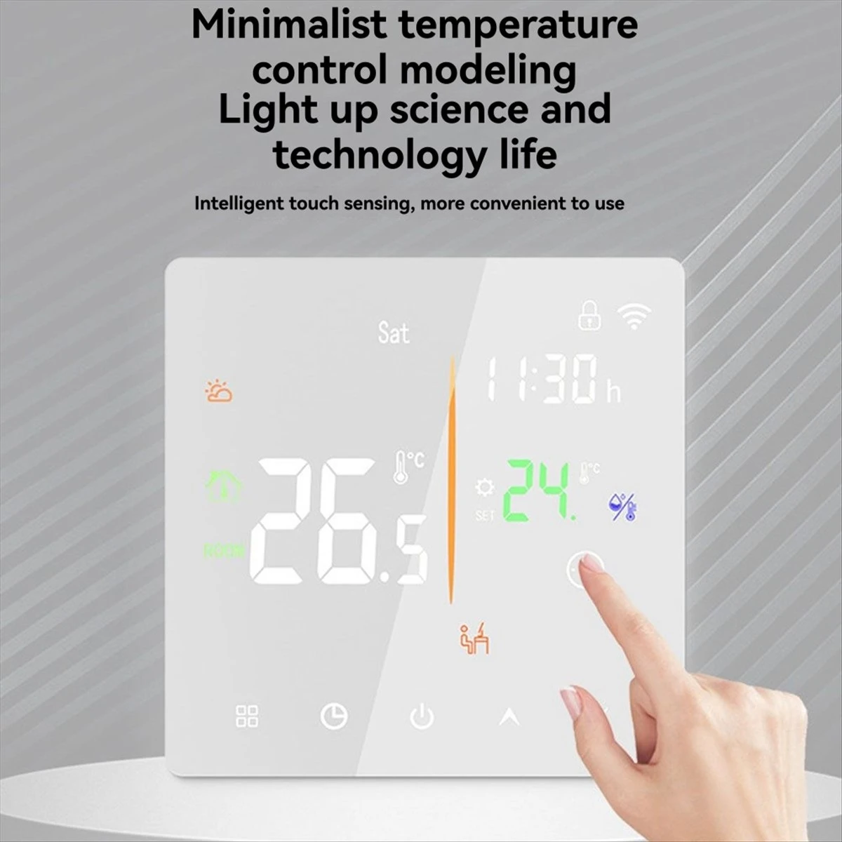 Resim Empoorlium Tuya Wifi Akıllı Termostat Ev Için Programlanabilir Termostat 16A Elektrikli Isıtma Google Home ve Alexa Üzerinden Ses Kontrolü (Yurt Dışından) 