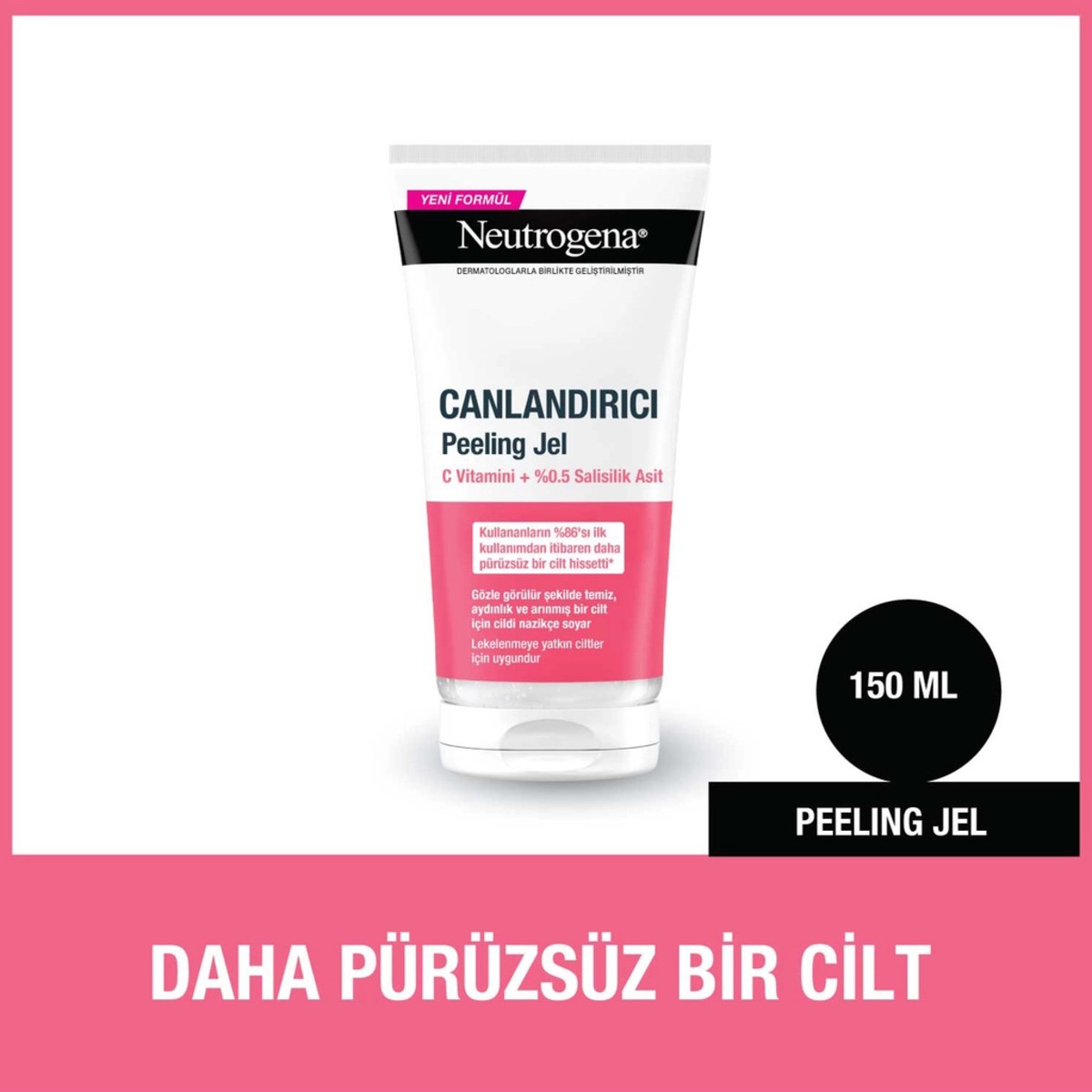 3Ecoswear Neutrogena Canlandırıcı Günlük Peeling Jel 150 ml