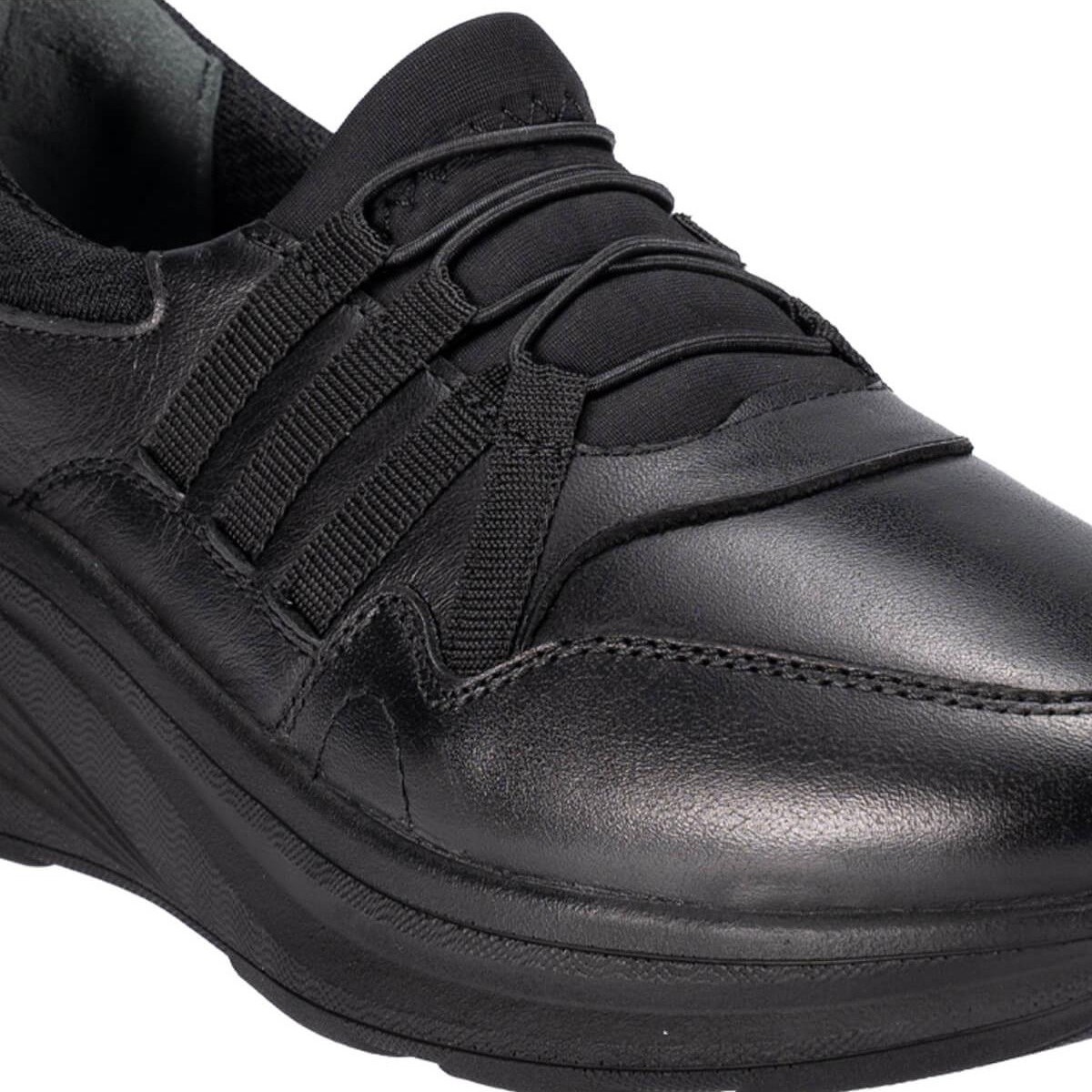 Forelli Esta-H 48703 Kadın Comfort Ayakkabı - Siyah görsel 5
