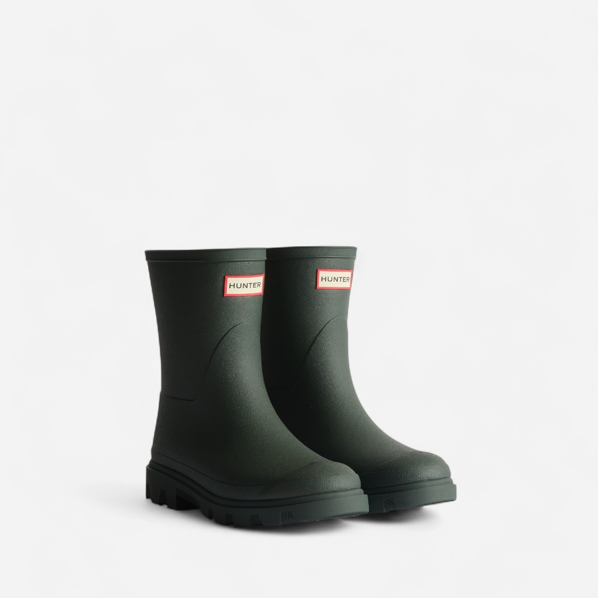 Hunter Downpour Termal Unisex Koyu Yeşil Kısa Bot Hfru0002252-Dov görsel 2