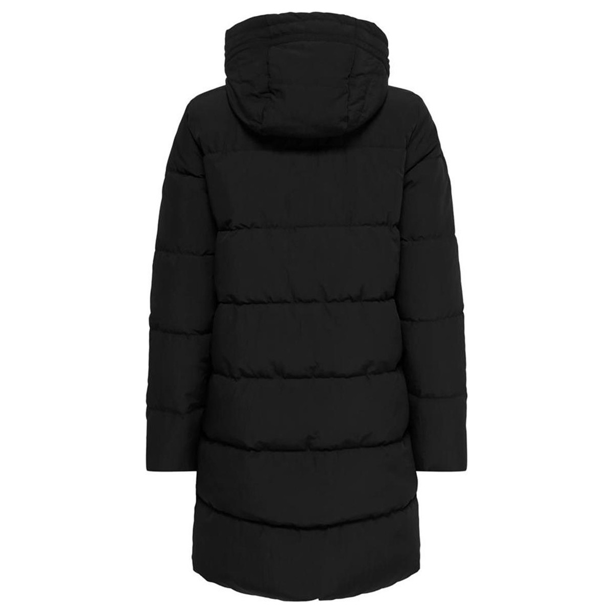 Only Dolly Long Puffer Coat Otw Noos Kadın Siyah Mont 15205369-02 görsel 7