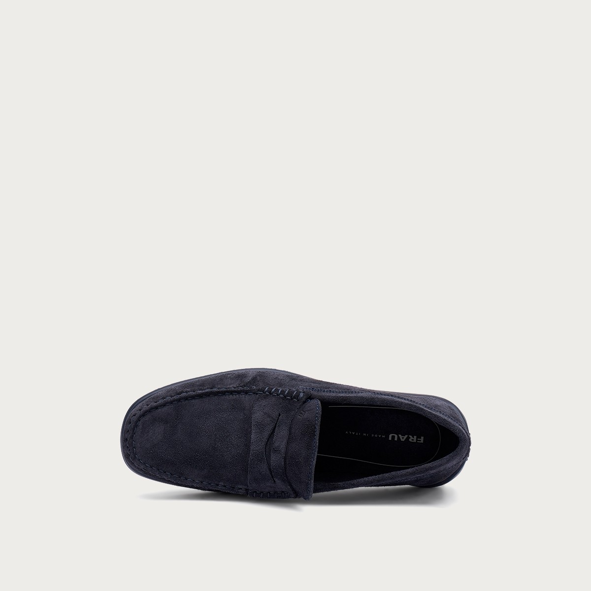 Frau Erkek Oxford / Klasik 14B2 Frau Castoro Leather Blu görsel 4