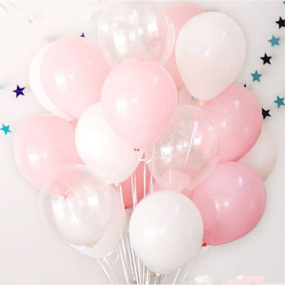 Feyza Design Anneler Günü Pembe Balon Setleri - 30 Adet