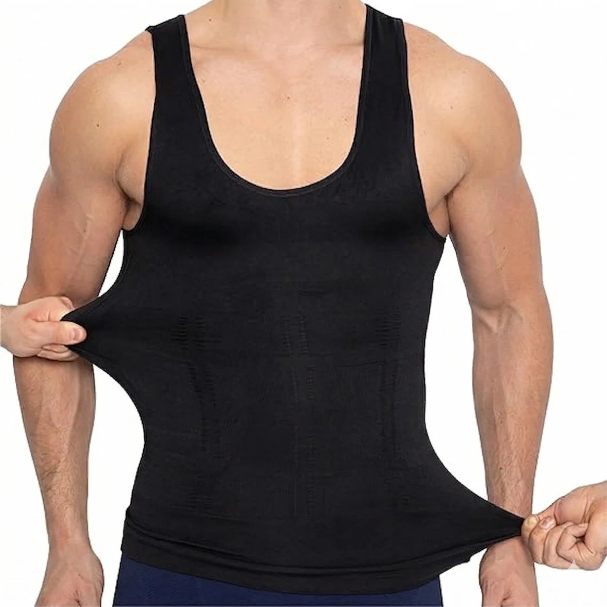 Sweet Sauna Myreınıng Bel Göğüs Göbek ve Karın Bölgesi Toparlayıcı Sıkılaştırıcı Dik Duruşu Yardımcı Jinekomasti Erkek Beyaz Atlet Korse görsel 8