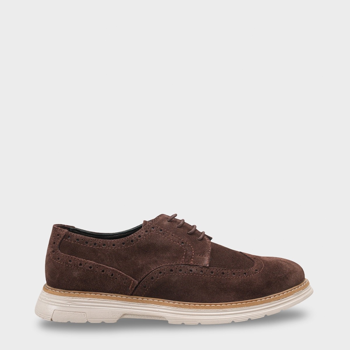 Capone Outfitters Joachim Hakiki Deri Süet Bağcıklı İçi Hakiki Deri Astarlı Erkek Loafer Ayakkabı