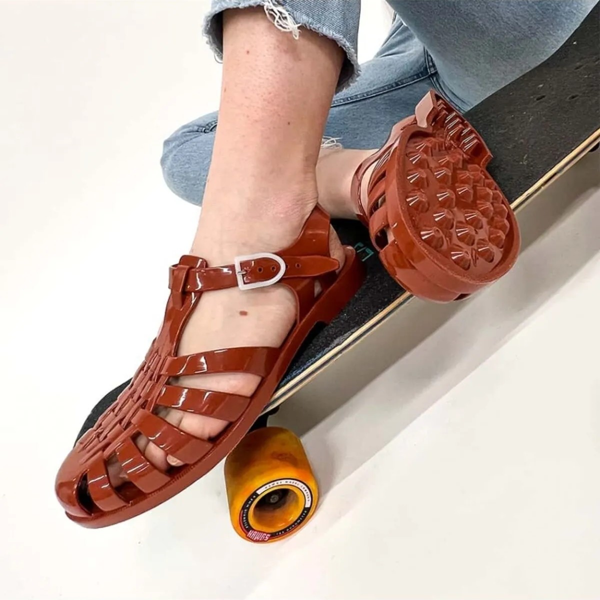 Meduse Kadın Toprak Renkli Sandalet SUN201-TERRACOTTA Rahat Kullanım ve Şık Tasarım görsel 5