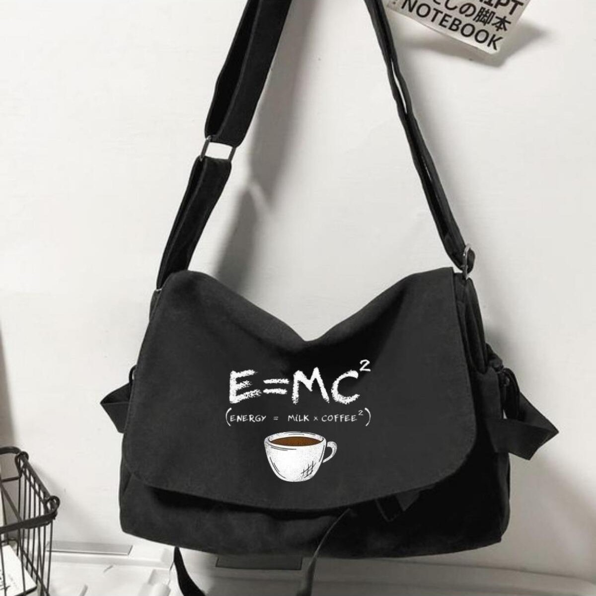 Touz Moda Day Light Mc2 Unisex Siyah Postacı Çantası