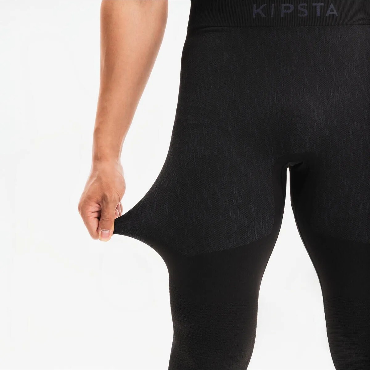 Decathlon Kipsta Yetişkin Futbol Tayt İçlik Siyah Keepdry Nefes Alabilir Kumaş Özellikleri ile S Beden görsel 7