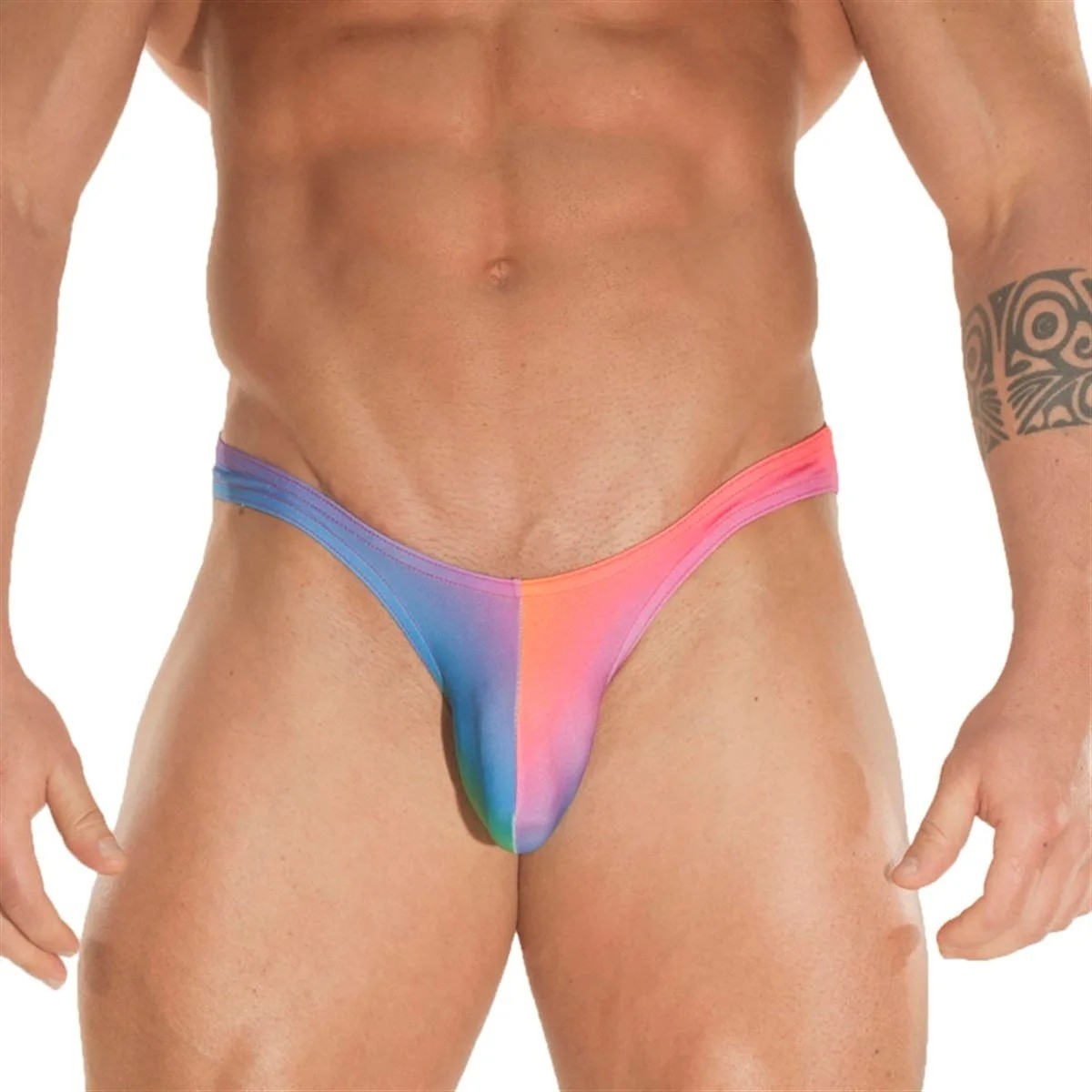 Renas Store Gökkuşağı Desenli Erkek Slip