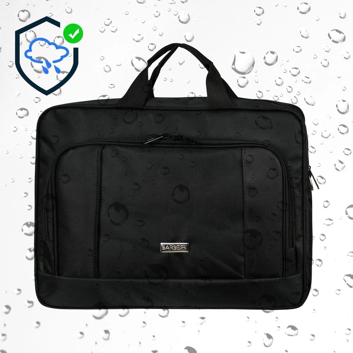 Galb Leather Unisex Siyah 16.5 Inc Laptop & Evrak Cantasi görsel 4
