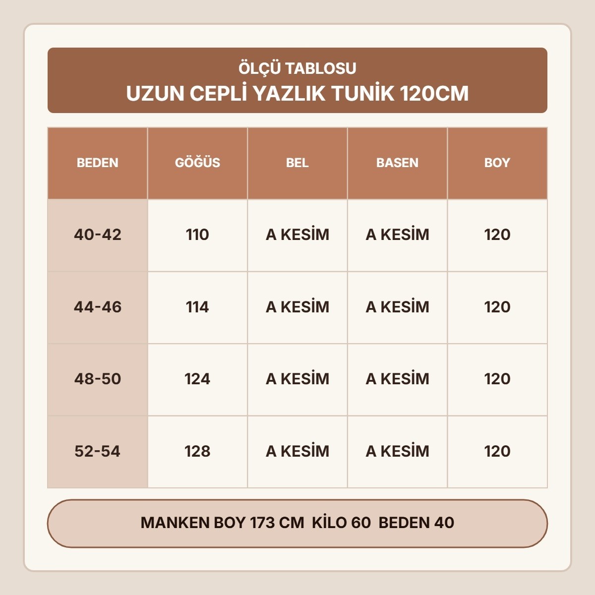 Leyo Tekstil Uzun Cepli Yazlık Tunik 120CM görsel 3