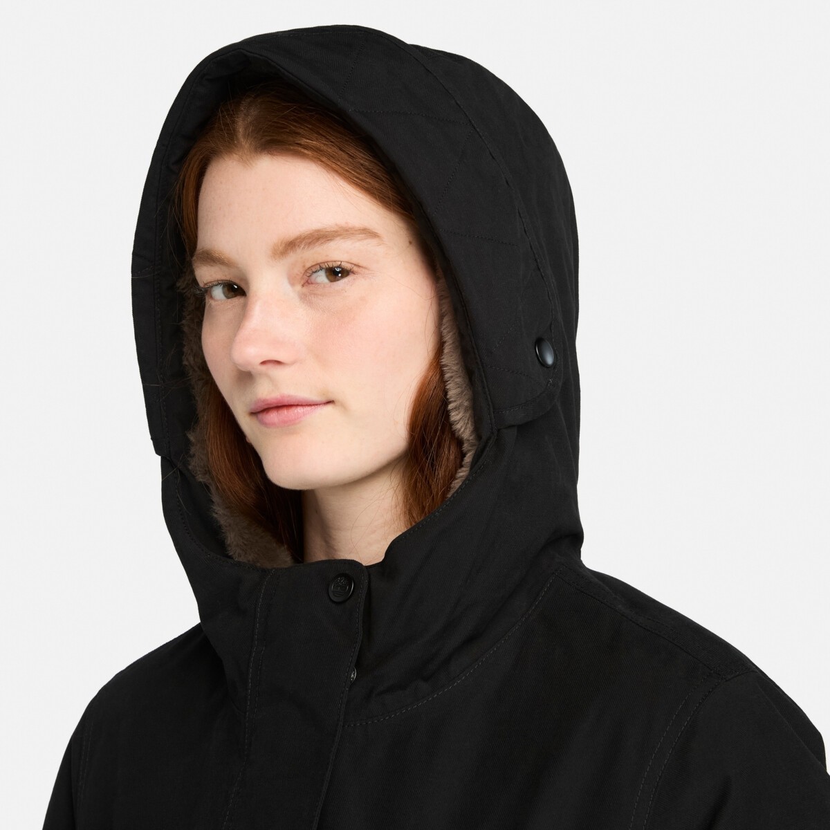 Timberland Waterproof Parka Kadin Siyah Mont TB0A2QQW0011 görsel 3