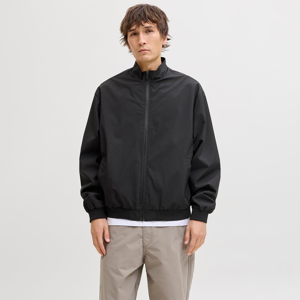 Jack & Jones Jack&jones Charge Stand Collar Bomber Erkek Bej Dik Yaka Ceket görsel 6
