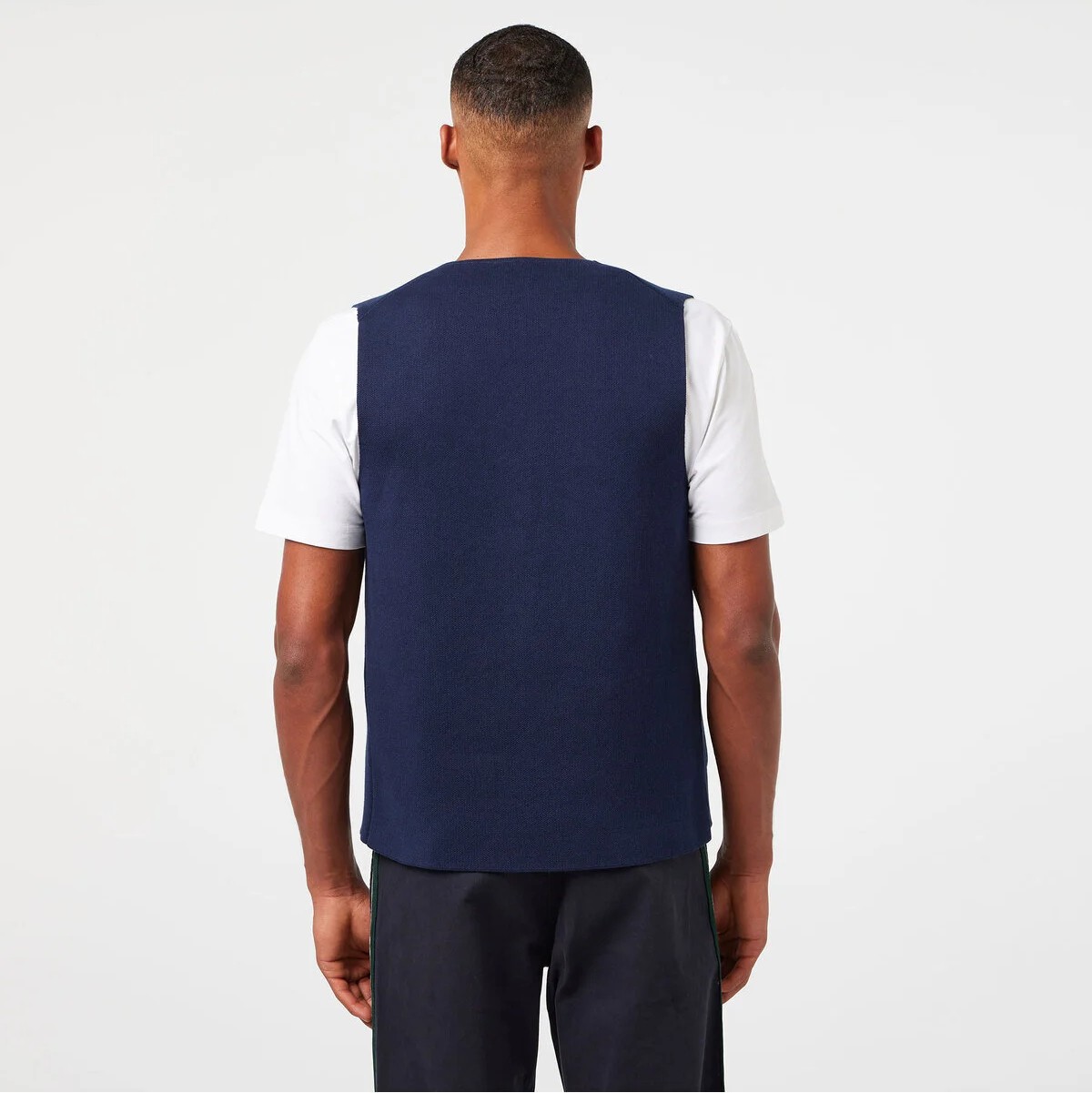 Lacoste Erkek Classic Fit Lacivert Triko Yelek görsel 2