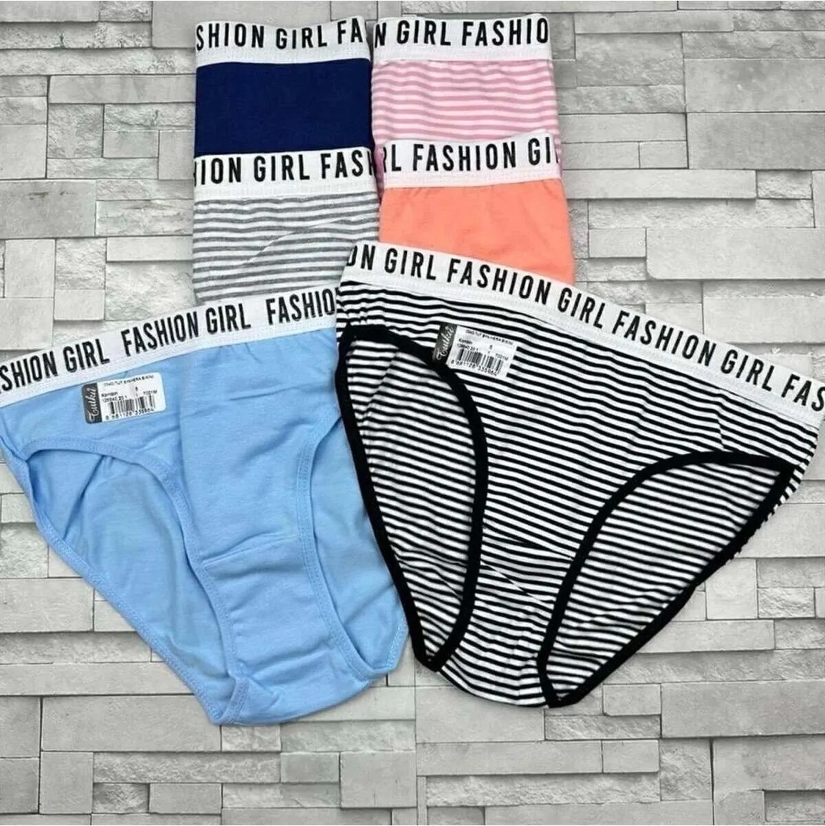 Tutku Kadın 6 Lı Fashion Girl Pamuklu Slip Karışık Renkler - Standart görsel 5