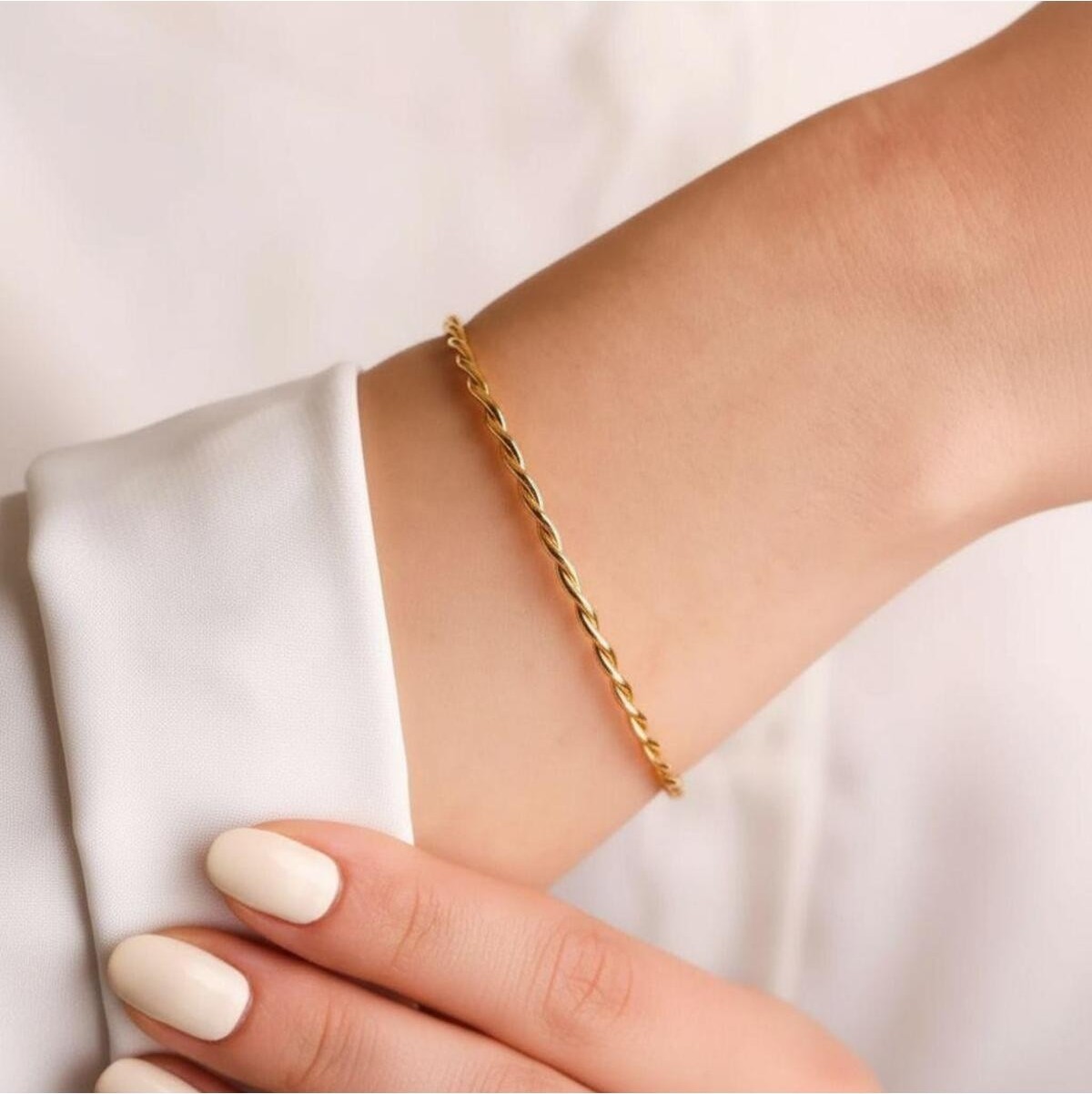 Kuyumcu Nurettin 10 gr (Gram) Parlak Ikilii Burma 22 Ayar Altın Yatırımlık Işçiliksiz