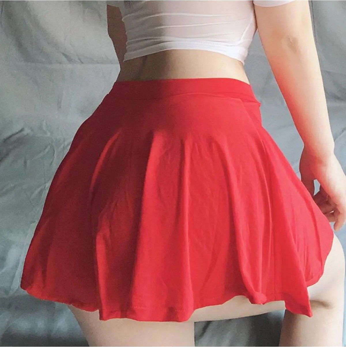Luminur Likralı Mini Fantezi Etek görsel 6