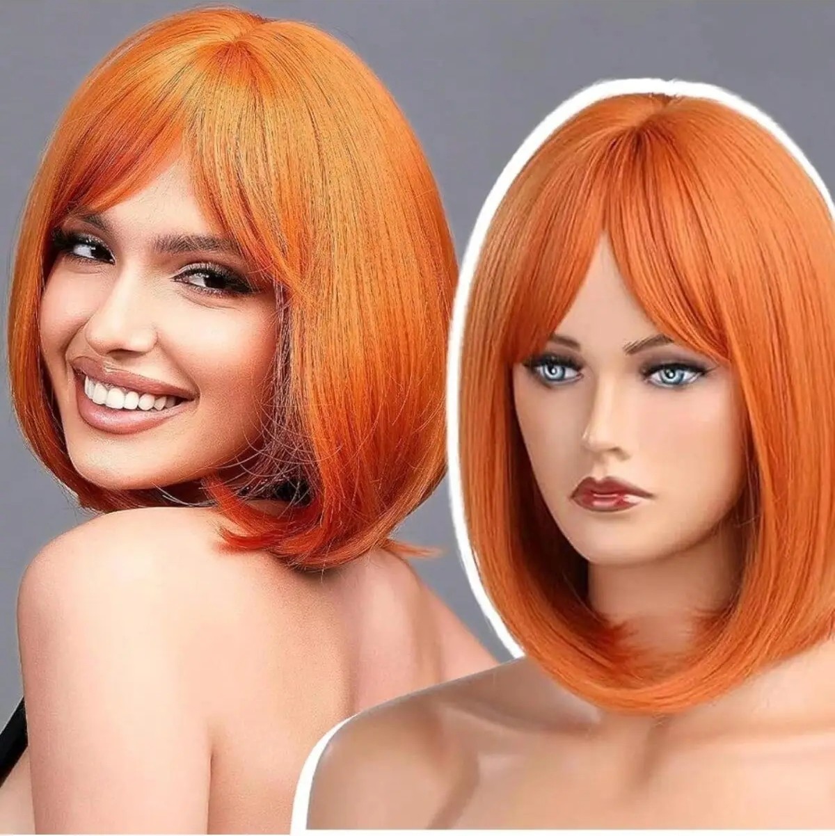 Marsilyan Kısa Bob Kesim Vip Peruk