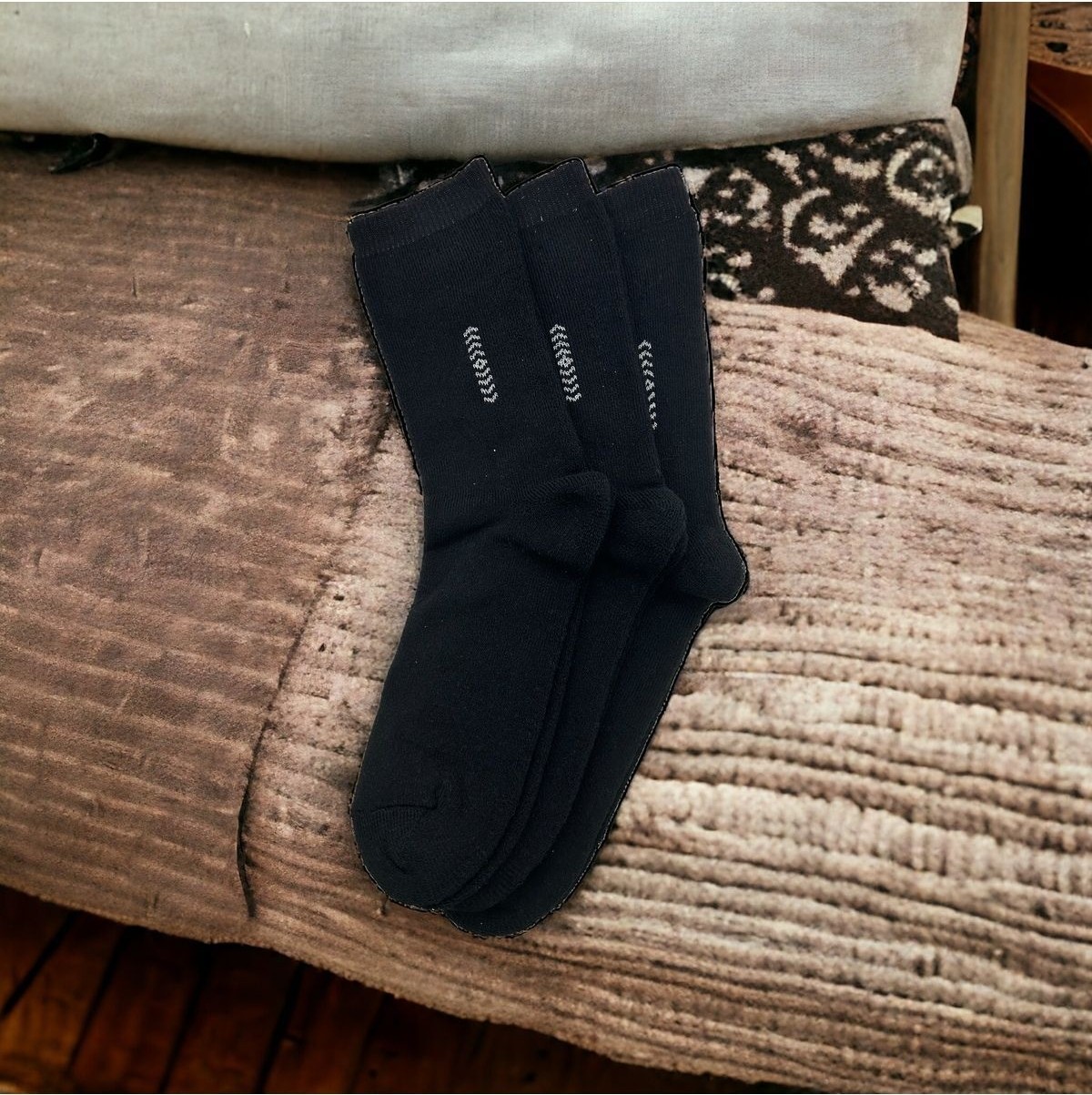 Black Arden Socks Renkli Kışlık Havlu Çorap 2 Çift