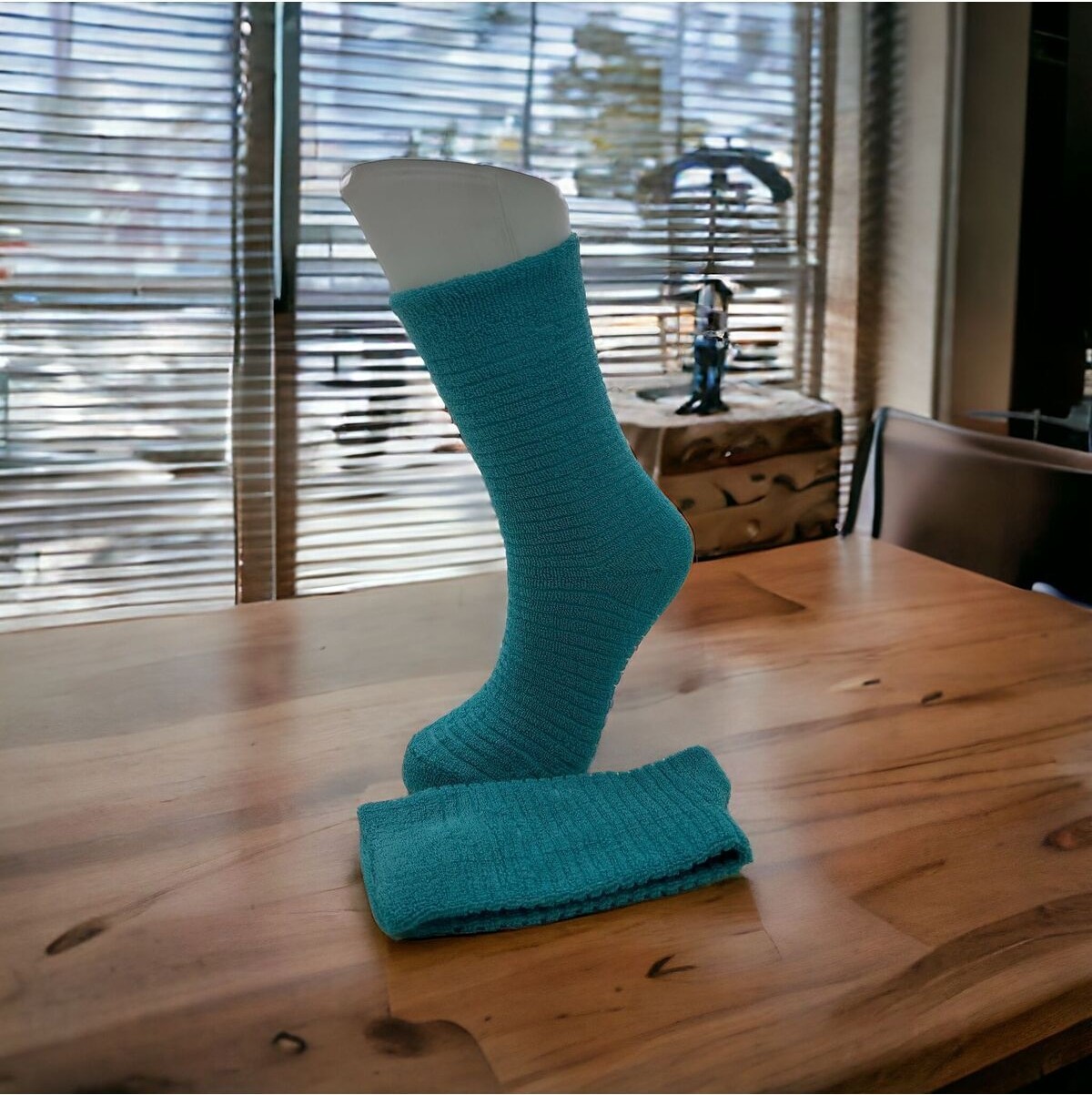 Black Arden Socks 2 Çift Kışlık Bölgesel Havlu Çorap görsel 3