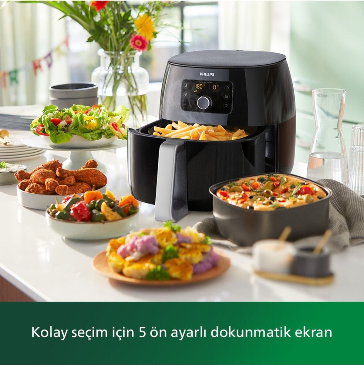 PHILIPS AVENCE COLLECTION HD9650/90 XXL AIRFRYER 7.3 LT