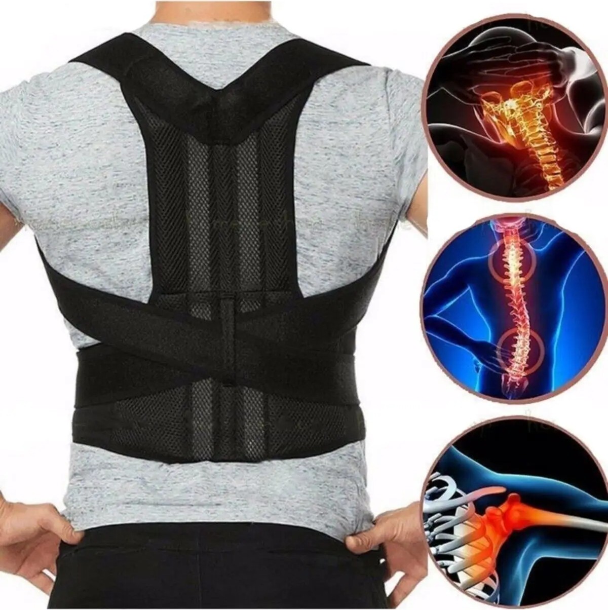 Empressco Dik Duruş Korsesi Balenli Unisex Kamburluk Önleyici Korse Medikal Korse görsel 2