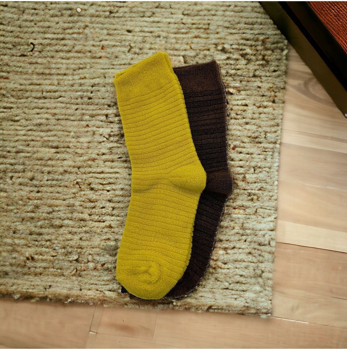 Black Arden Socks 2 Çift Kışlık Bölgesel Havlu Çorap görsel 5