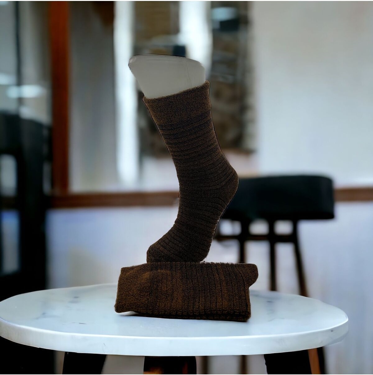 Black Arden Socks 2 Çift Kışlık Bölgesel Havlu Çorap görsel 7