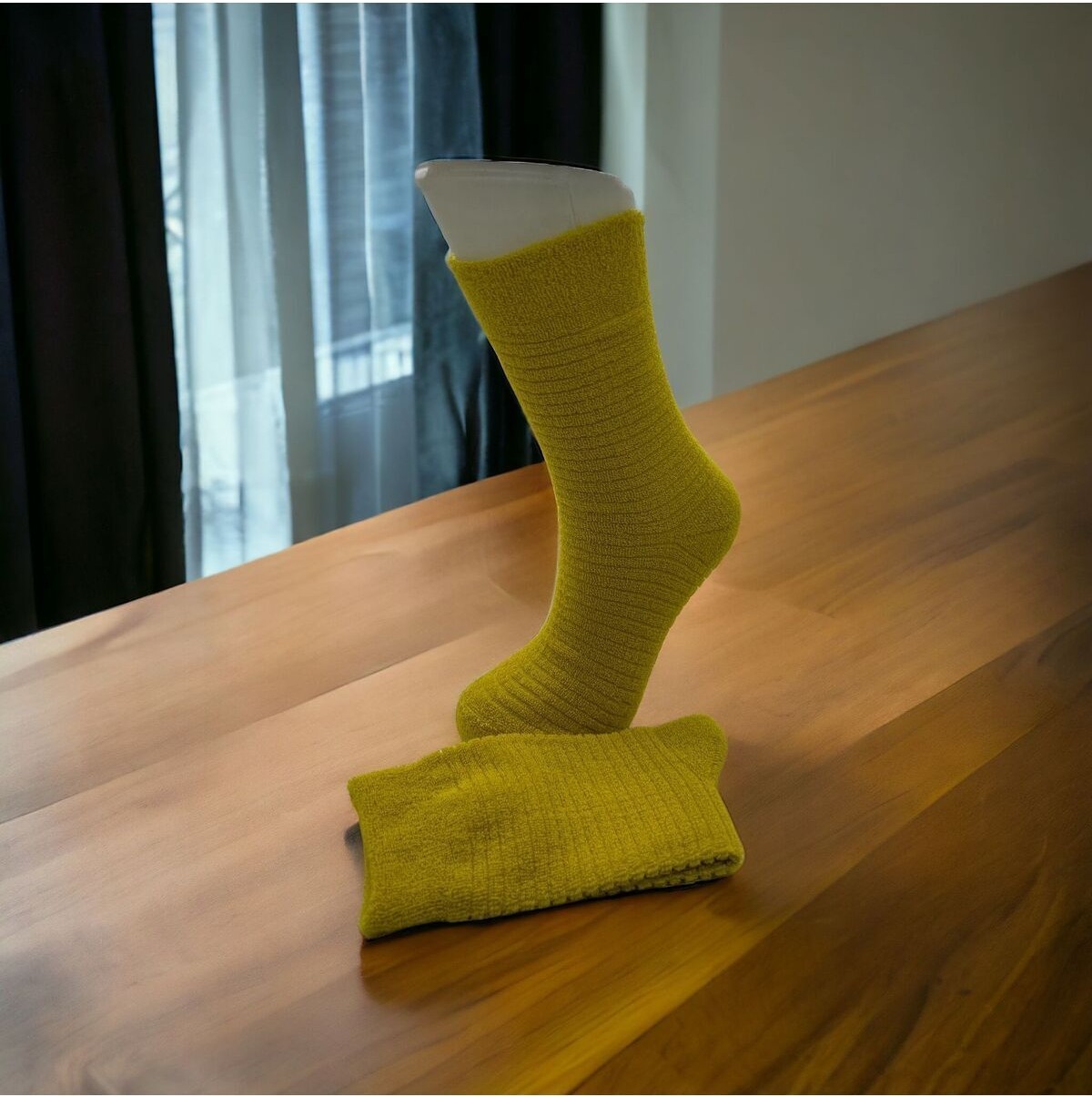 Black Arden Socks 2 Çift Kışlık Bölgesel Havlu Çorap görsel 8