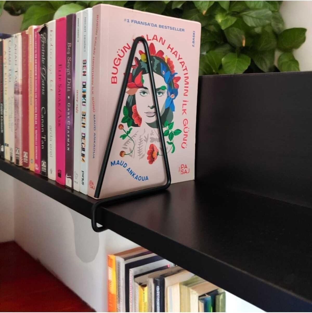 OEM Eceaksesuar Kitap Tutucu ve Metal Kitap Desteği 2'li Paket Beyaz görsel 5