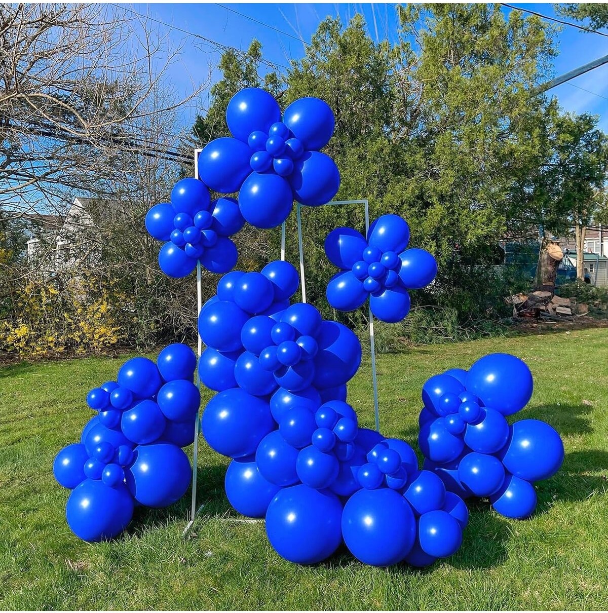 Feyza Design 50’li 12 Inç Lacivert Pastel Düz Balon Seti, Helyum Uyumlu, Şık ve Dayanıklı görsel 2