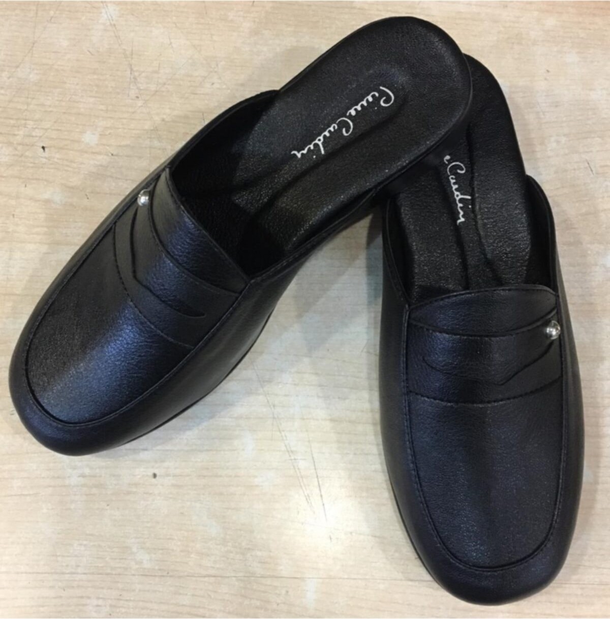 Pierre Cardin Erkek Çeyiz Terliği 288-Düz görsel 4